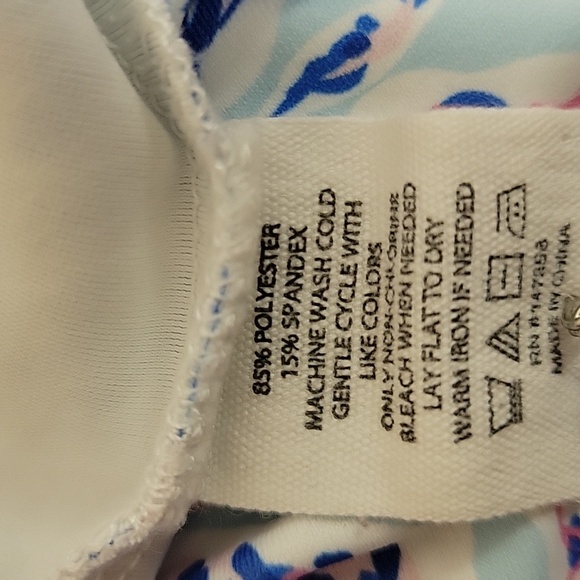 Simply Southern Peyton 1/4 Zip Pink Blue Women's Top. Sz Small Athleisure - Picture 6 of 6